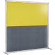 吉野 遮光火花兼用衝立(イエロー×A種シート)2×2 単体型 固定足 YS-22SF-Y-BW 1台 831-5246（直送品）