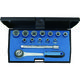 GEDORE ソケットレンチ14点セット 差込角6.35mm 12角タイプ 1815598 1セット 855-3908（直送品）