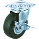 トラスコ中山 TRUSCO キャスター TYGシリーズ 自在SP付 ゴム車 38mm TYGB-38 1個 856-4104