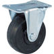 トラスコ中山 TRUSCO キャスター TYGシリーズ 固定 ゴム車 38mm TYGK-38 1個 856-4110（直送品）