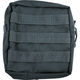 REDROCK ミディアム MOLLE ユーティリティーポーチ ブラック 82-003BLK 1個 835-4970（直送品）