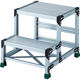 トラスコ中山 アルミ合金製作業台 2段 高さ0.50m 天板500×400 TSF-255 1台 855-7677