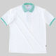 明石スクールユニフォームカンパニー 半袖ポロシャツ UZT273EA ホワイト×グリーン EL 1着（直送品）