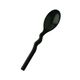 岡部洋食器製作所 口あたりやさしいスプーン (ウェービー・深型) ブラック KU-21BK 1個 7-2661-04（直送品）