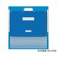 ケルン カーデックス(ソフトタイプ・PP製ポケット) A3・A4(タテ2面) ブルー KD-301B 1個 7-2808-01（直送品）