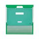 ケルン カーデックス(ソフトタイプ・PP製ポケット) A3・A4(タテ2面) グリーン KD-301G 1個 7-2808-02（直送品）