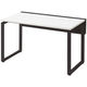 Ceha プレノデスクシステム 平机 引出し無し ホワイト天板/ブラック脚 幅1200×奥行700×高さ720mm 1台 (3梱包)