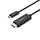 Startech.com 2m USB-C - HDMIケーブル 4K/60Hz ブラック CDP2HD2MBNL 1個