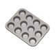 富士ホーロー フッ素樹脂 ベイクウェアー ミニマフィンパンケーキ 12P WMH3301 1個