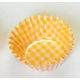 オーブンケース チェック柄（250枚入） 8号深口 黄 XOC0229 遠藤商事