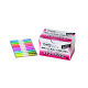 スリーエム(3M) ポストイット フィルムふせん 付箋 透明スリム見出し 44mm×6mm 9色 1ケース 6802MS