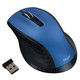 ナカバヤシ F_line 無線静音5ボタンBlueLEDマウス Lサイズ ブルー MUS-RKF147BL 1個（直送品）