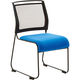 【軒先渡し】AiDen A02-C ミーティングチェア ループ脚 ブルー 1セット（4脚入）（直送品）