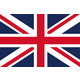 東京製旗 イギリス国旗・ユニオンジャック(卓上旗16×24cm) 406123 1枚