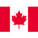 東京製旗 カナダ国旗・メイプルリーフフラッグ(卓上旗16×24cm) 406204 1枚