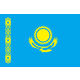 東京製旗 カザフスタン国旗(卓上旗16×24cm) 406210 1枚