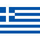 東京製旗 ギリシャ国旗(卓上旗16×24cm) 406225 1枚