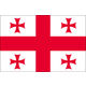 東京製旗 ジョージア(グルジア)国旗(卓上旗16×24cm) 406245 1枚