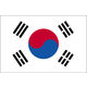 東京製旗 大韓民国(韓国)国旗(卓上旗16×24cm) 406402 1枚