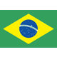 東京製旗 ブラジル国旗(卓上旗16×24cm) 406646 1枚