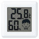 ドリテック デジタル温湿度計「ピッコラ」 白 O-282WT 1個