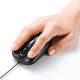 有線マウス　3ボタン　中型サイズ　光学式　MA-R115BK　サンワサプライ　1個