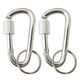 中林製作所 ロック式スナップフック 銀 MC-142 1個