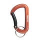 中林製作所 カラビナ ラジッド 6mm オレンジ×黒 VEX-135 1個