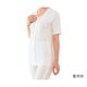 神戸生絲 ワンタッチ肌着 婦人用前開き No.51FS 5分袖(ホック) 1袋(1枚) 7-1474-01（直送品）