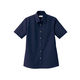 ボンマックス レディスレギュラーカラー半袖ブラウス ネイビー 17G FB4036L-8-17G（直送品）