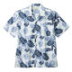 ボンマックス FB4547U アロハシャツ(シダ) ホワイト S FB4547U-15-S 1着