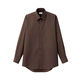 ボンマックス メンズレギュラーカラー長袖シャツ ブラウン M FB5040M-5-M（直送品）