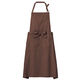 ボンマックス FK7159 胸当てエプロン ブラウン FK7159-5 1着