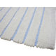 萩原 インド綿マット クロエ ブルー 約45×65cm 1枚（直送品）