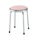 アズワン 回転スツール ピンク 425×425×465mm PB-2 1脚 7-3436-02（直送品）