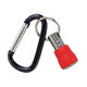 ビーホルダー カラビナ付 赤 BHK-RD 新亀製作所（直送品）