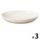 【まとめ買いセット】無印良品 磁器ベージュ楕円皿 大 約22×16×高さ4.5cm 1箱（3枚入） 良品計画