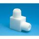 フロン工業 PTFEエルボーニップル FLNー4ー4 R1/2*R1/2 F-2085-08 1個 61-4381-83（直送品）