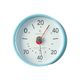エンペックス気象計 プレーン温・湿度計 64×35mm 61g(クリアボックス) エアブルー TM-7816 1個 61-6866-34（直送品）