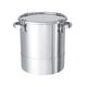 鏡板型ステンレス密閉容器 クリップタイプ DTーCTHー43 A型シリコンパッキン付 60L DT-CTH-43 Aガタシリコンパッキンツキ（直送品）