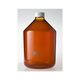 柴田科学 ねじ口びん 広口 茶褐色 白キャップ付 20L 017250-320000 1個 61-4425-11（直送品）