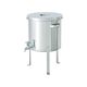 MONOVATE 蛇口付ステンレス汎用容器 平鋼脚付 10L ST-W-FL-24 1個 62-1369-04（直送品）
