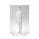 東洋リントフリー 防塵フード一体ツナギ服 白 FC143Cー01 L 1枚 61-0089-82（直送品）