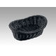 トーダイ FG-530-BK舟型バスケット 20型 ブラック 01053020 1包：5個（直送品）
