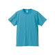 United Athle（ユナイテッドアスレ） 5001綿Tシャツ L アクアブルー 1包（10枚入） キャブ（直送品）