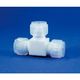 フロン工業 PTFE スリーシール式ジョイントT型 8φ F-2652-02 1個 61-4386-24（直送品）