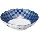 アースモス 中鉢 藍銀彩市松5.5浅鉢 (5個入) utw-05415756（直送品）