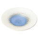 アースモス 中皿 青水彩輪二重24cm皿 (3個入) utw-19111756（直送品）
