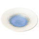 アースモス 中皿 青水彩輪二重20cm皿 (5個入) utw-19112756（直送品）