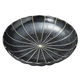 アースモス 中皿 黒マット十草5.0皿 (7個入) utw-22826356（直送品）